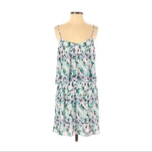 Parker NWT Jett Accordion Pleated Tiered Dress Size S